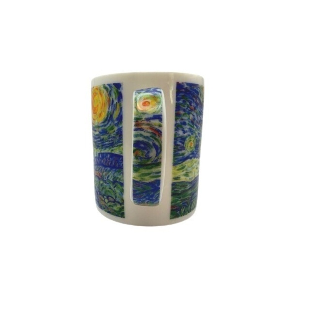 Starbucks Vintage 2001 Van Gogh The Starry Night Coffee Mug Ceramic 14oz New - Picture 4 of 6